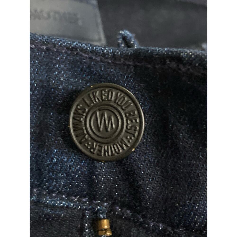 Mother Jeans: The Mid Rise Dazzler Ankle Blue Dark Wash Denim size 25 - Picture 12 of 15